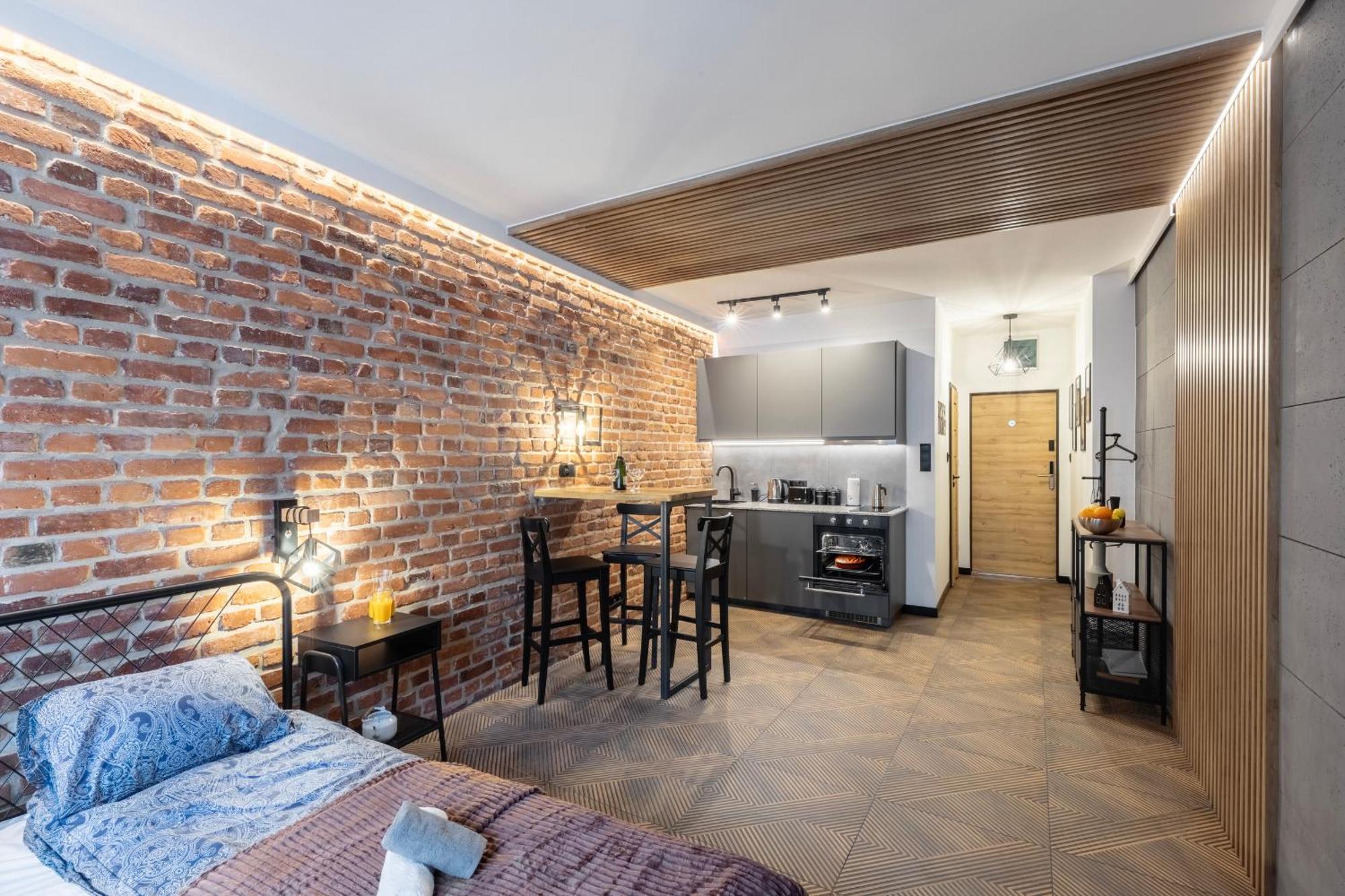 Ferienwohnung Kotlarska Snug Escape Breslau Exterior foto